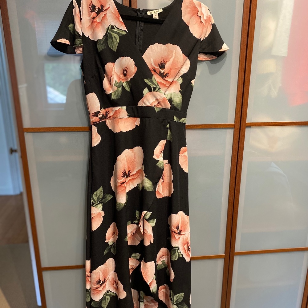 Floral High Low Dress